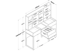 Ceris Sminkebord 120 cm