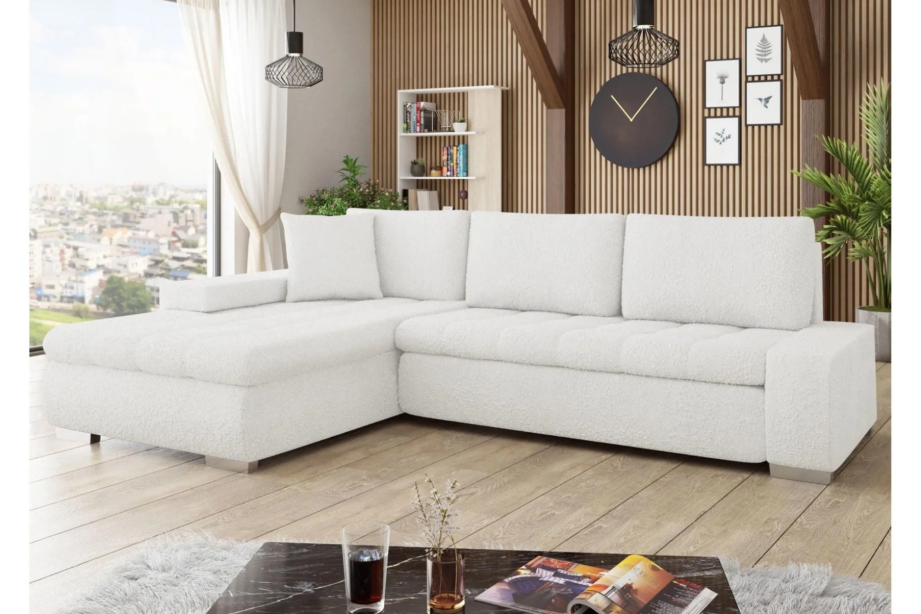 Cerys Sofa med Divan 3-seter