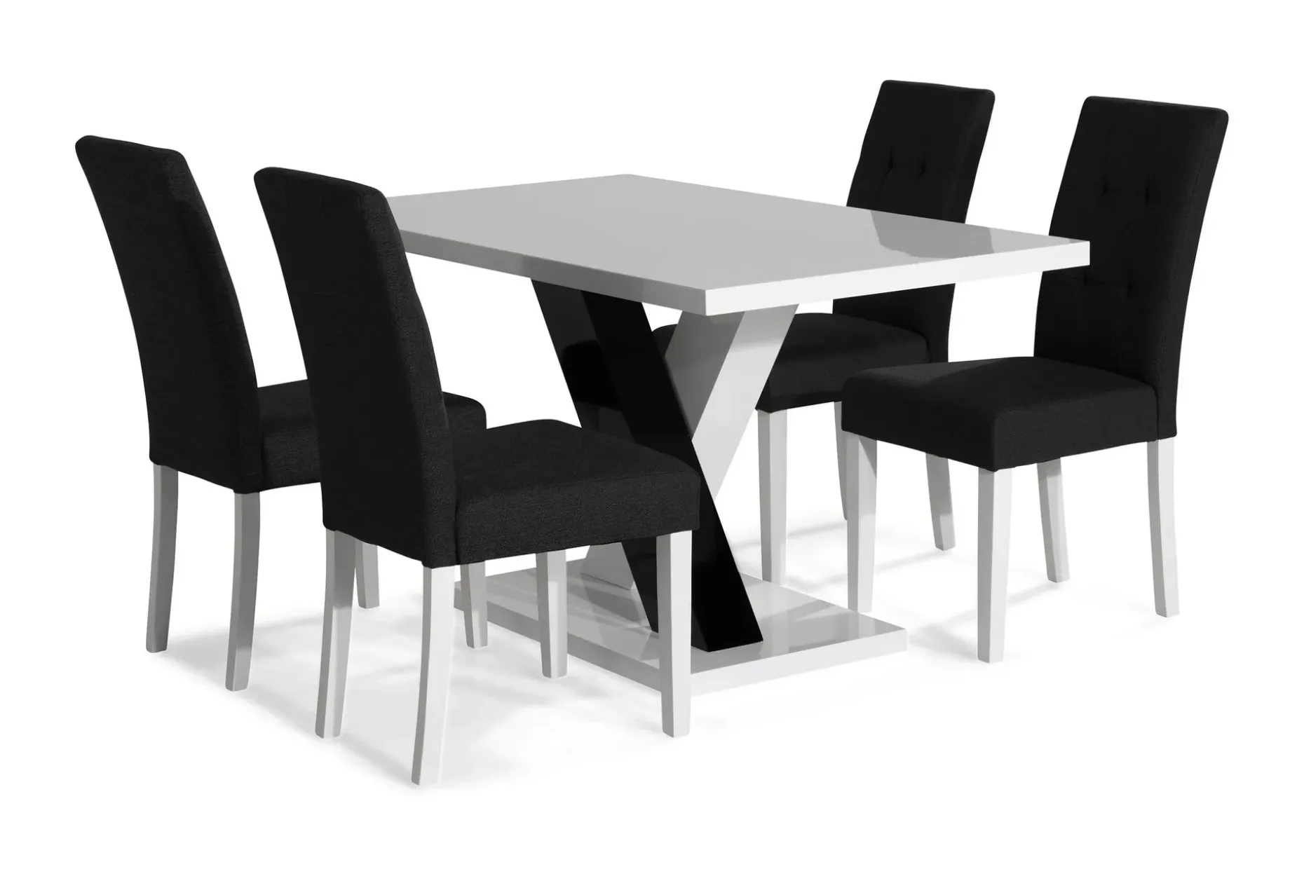 Cesi Spisegruppe 140 cm med 4 Viktor Stol