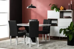Cesi Spisegruppe 140 cm med 4 Viktor Stol