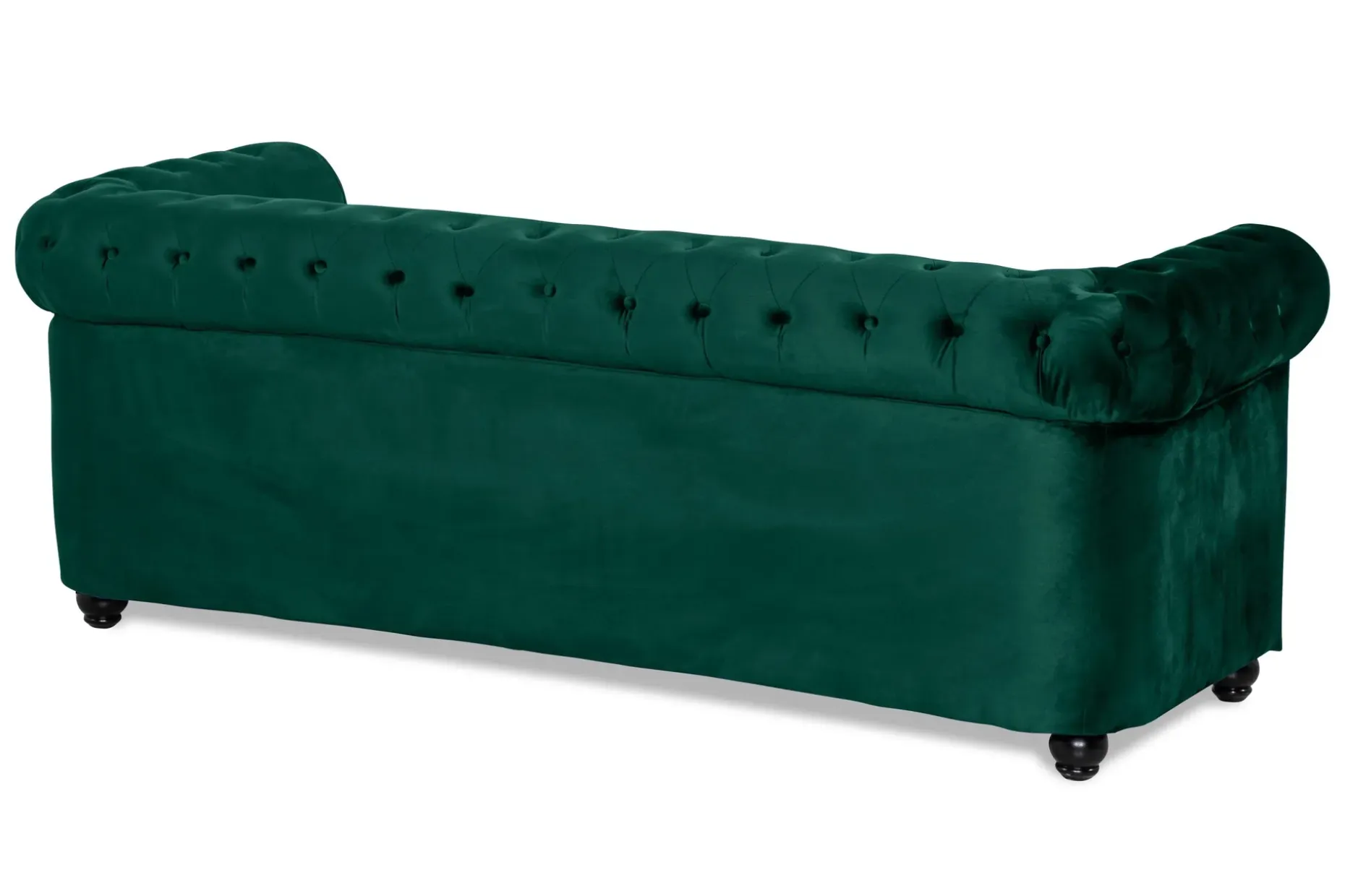 Chesterfield Lyx 3-seter Fremoverbøyd sovesofa i fløyel
