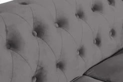 Chesterfield Lyx 2-seter Liten Fløyelssofa – Dyp sofa 160 cm bred
