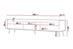 Chiku TV-benk 180 cm
