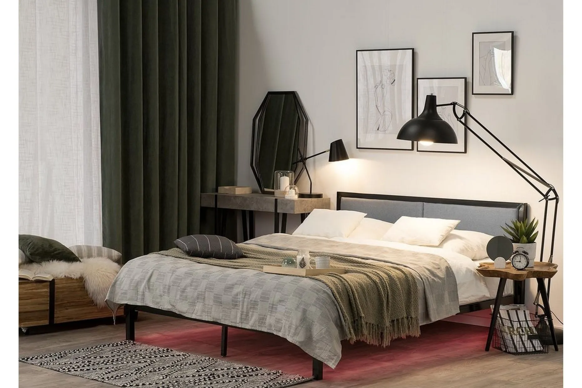 Clamart Dobbeltseng 180 | 200 cm