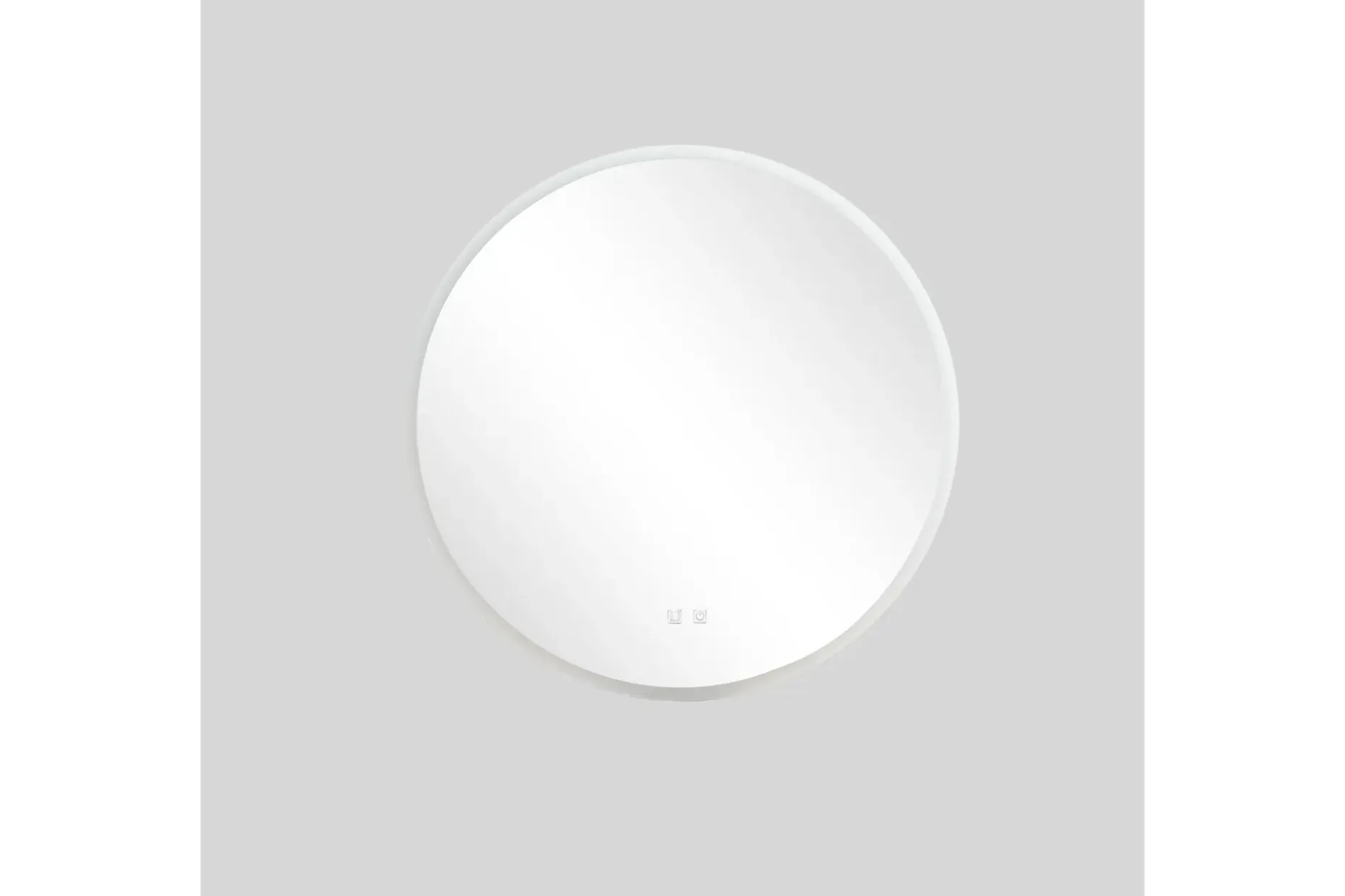Clas Rundt Baderomsspeil med LED-belysning 100 cm