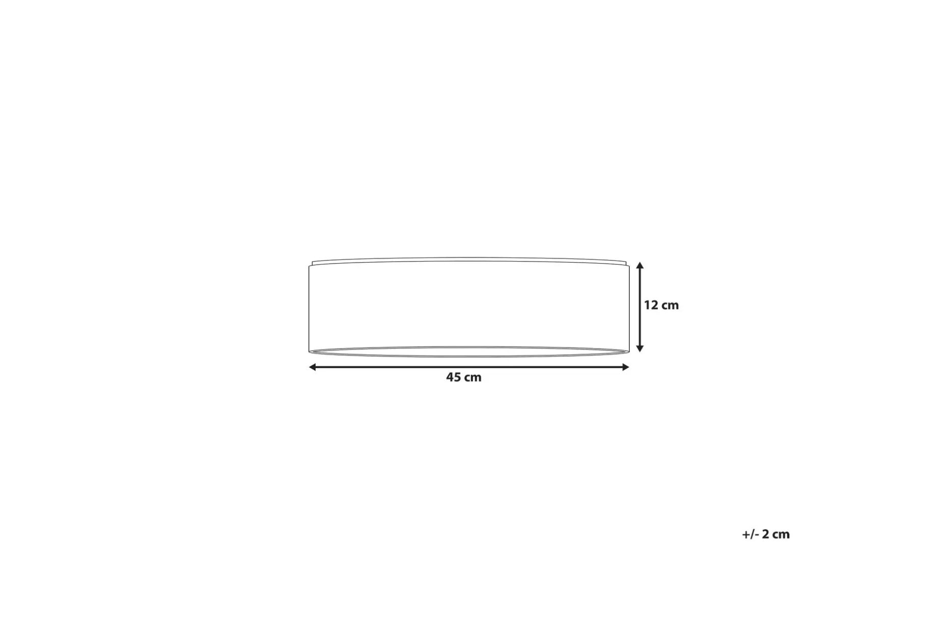 Clean Taklampe 12 cm