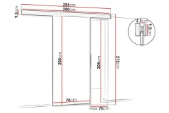 Clonmore Highboard White