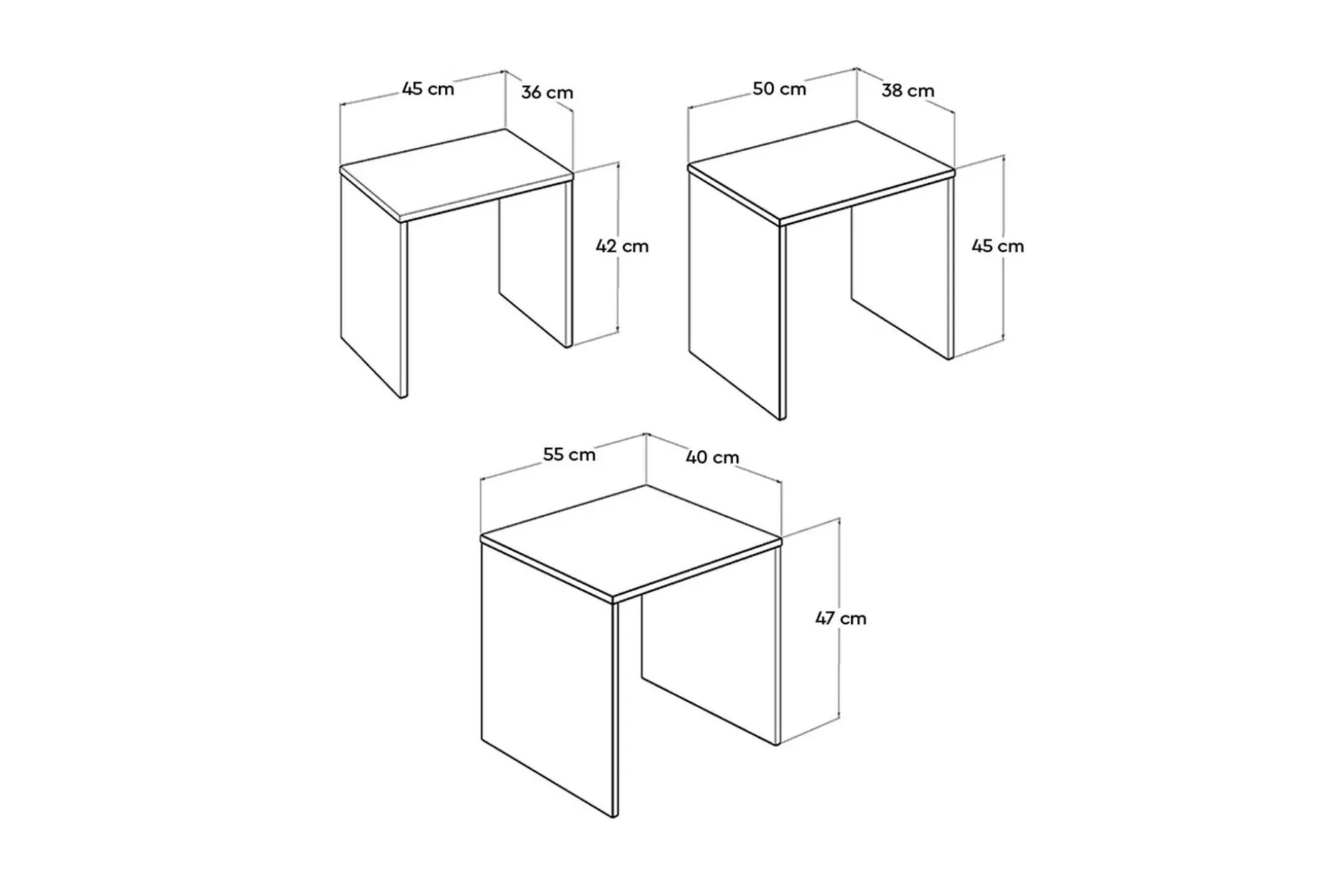Coffee Table Hvit høyglans