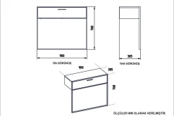 Cofield Sideboard 90 cm