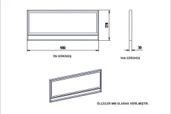 Cofield Speil 90 cm