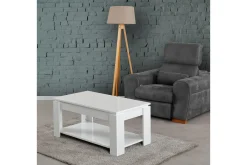 Comfortale Sofabord 104 cm med Oppbevaringshylle