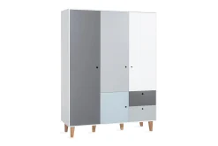 Concept Garderobe Hvit / Mørkegrå / Blå