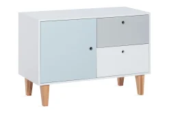 Concept Kommode Hvit / Blå / Natur