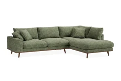 Copenhagen Premium 4-personers Højrevendt L-formet Dyb Chaiselongsofa i Chenille