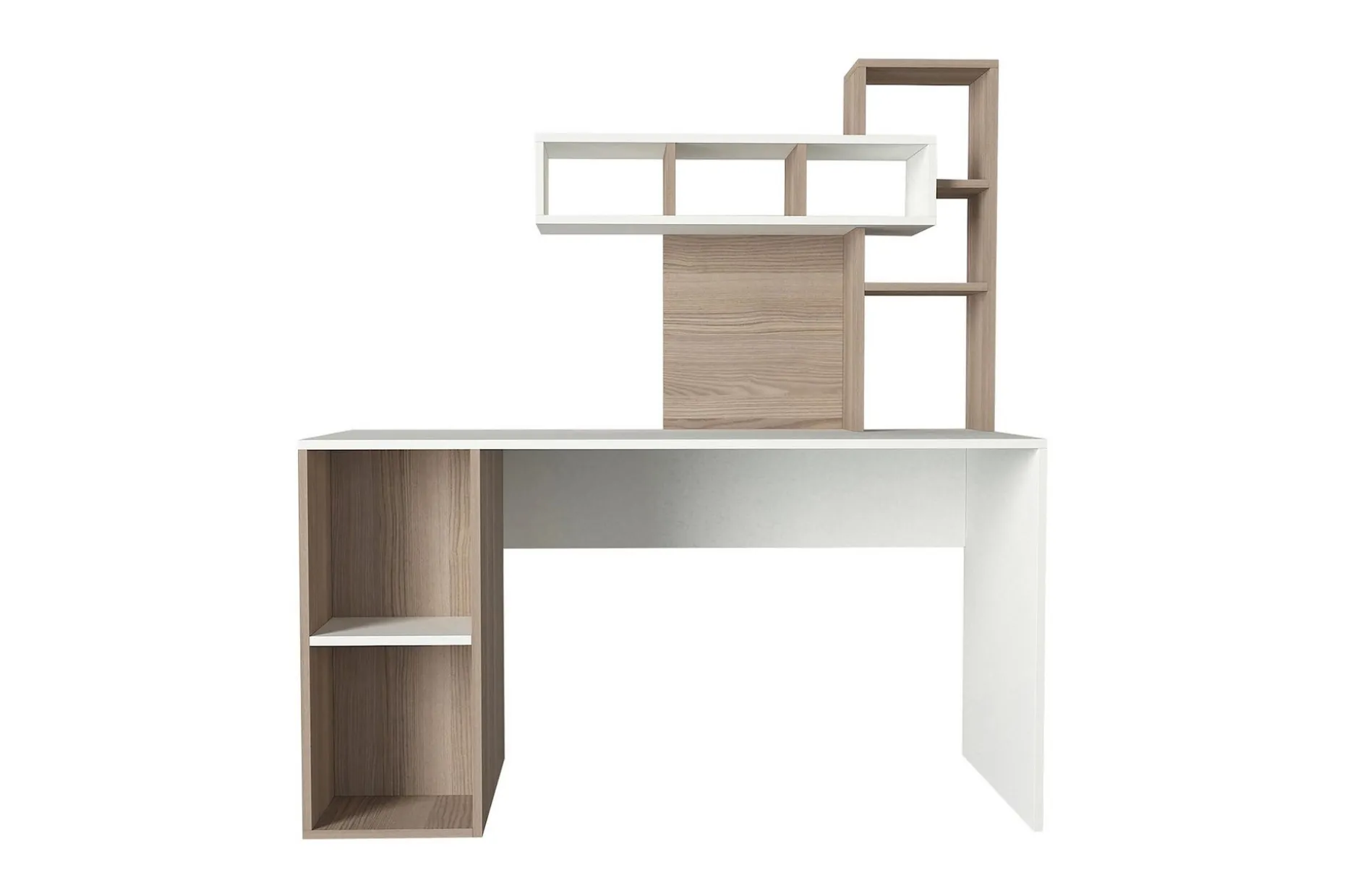 Coralle Skrivebord 140 cm med Oppbevaringshyller