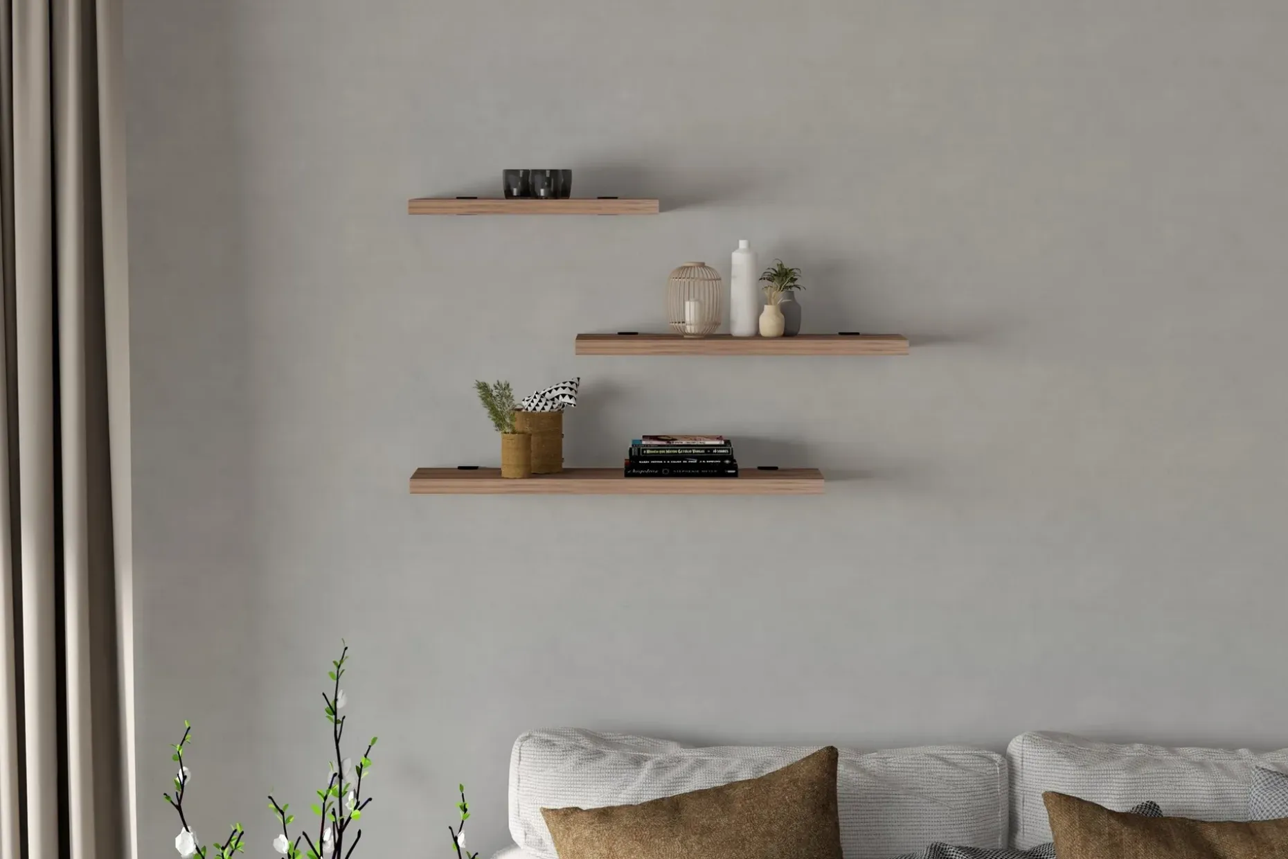 Cordin Vegghylle 2x30 cm 3 pk