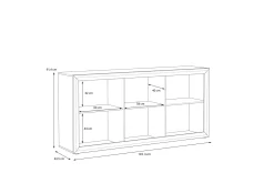 Corlius Sideboard 41x194 cm