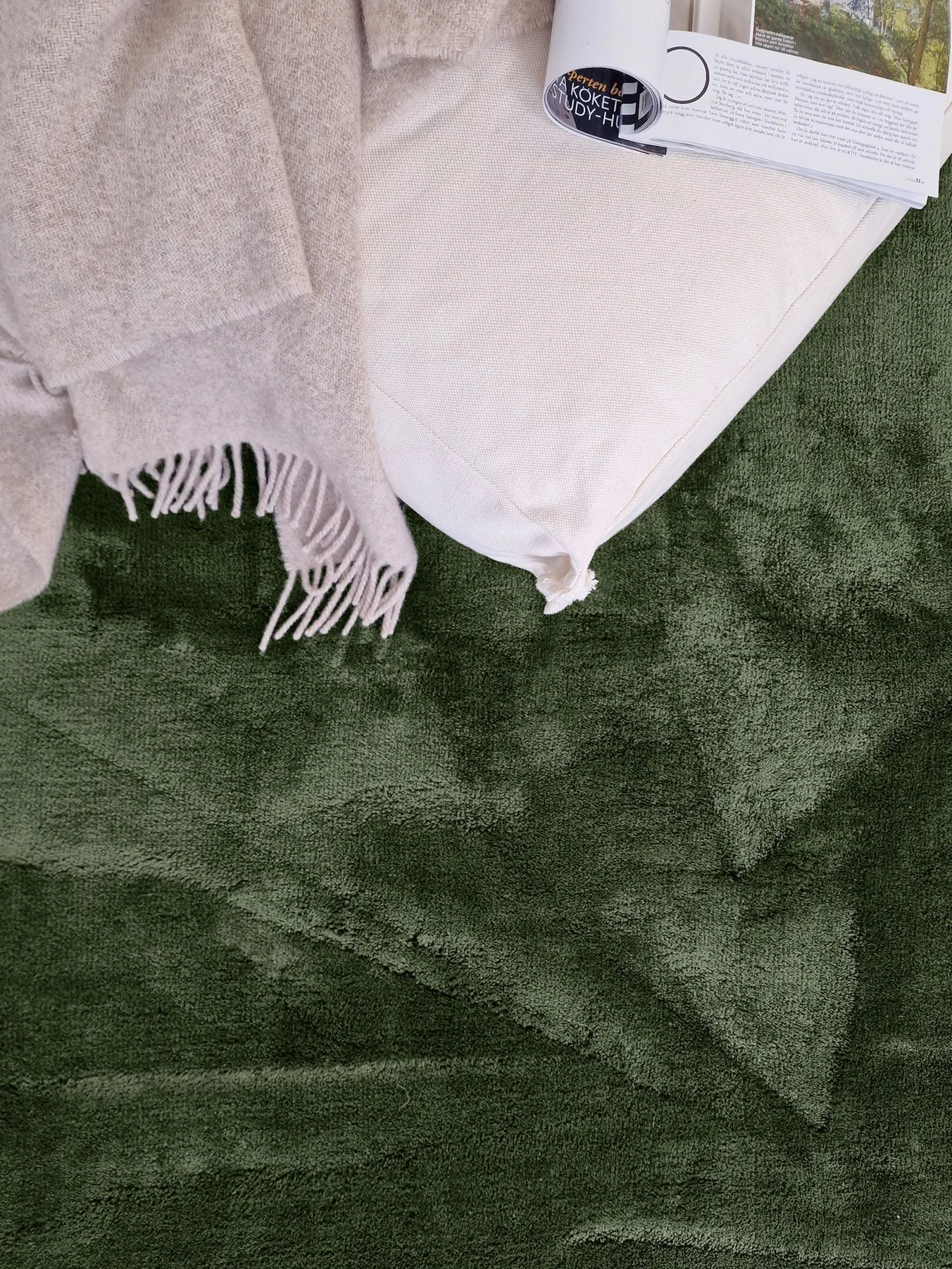 Cozy Ryeteppe 133x190 cm Rektangulær
