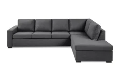 Crazy Limited Edition 4-seters Høyrevendt L-formet Sjeselongsofa i Stoff