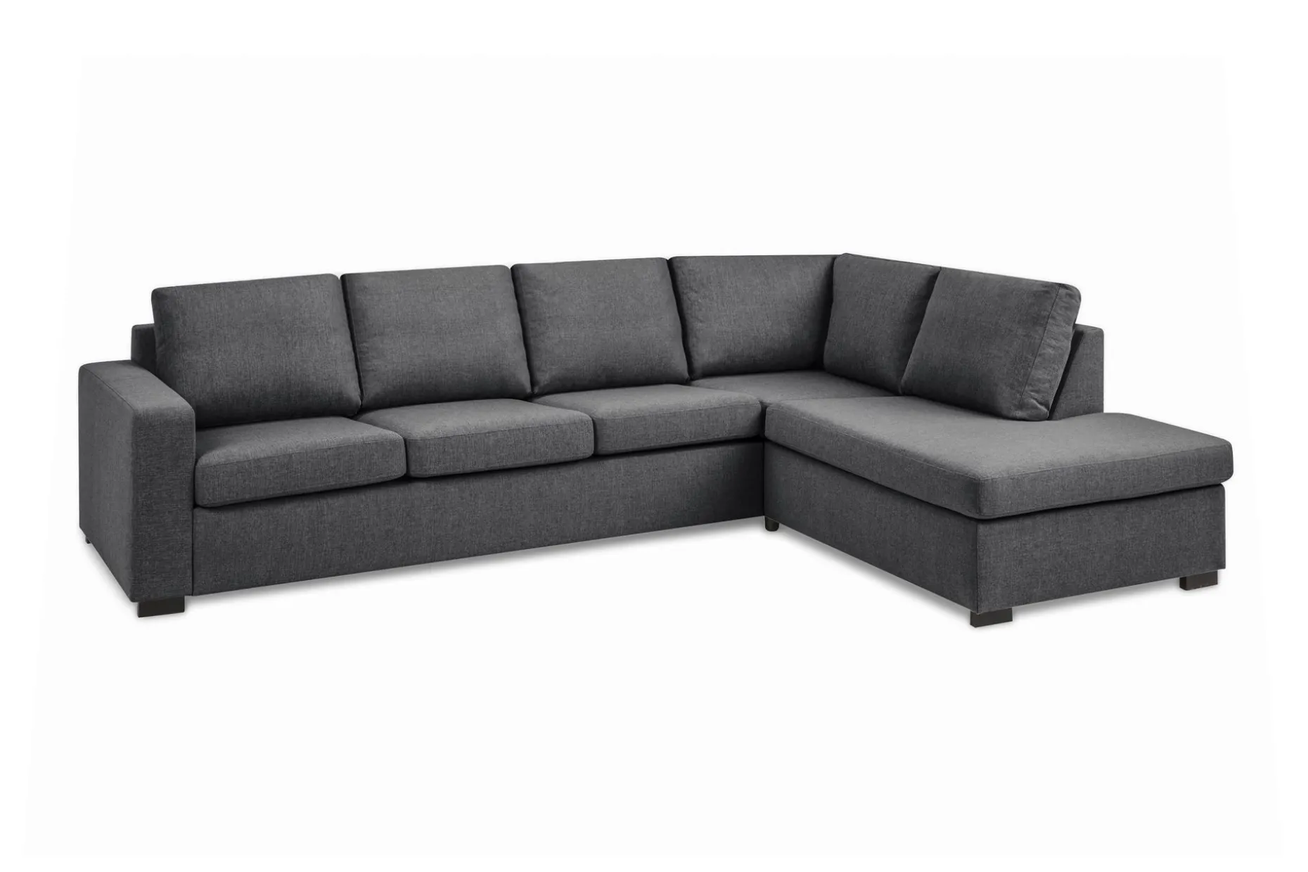 Crazy Limited Edition 4-seters Høyrevendt L-formet Sjeselongsofa i Stoff