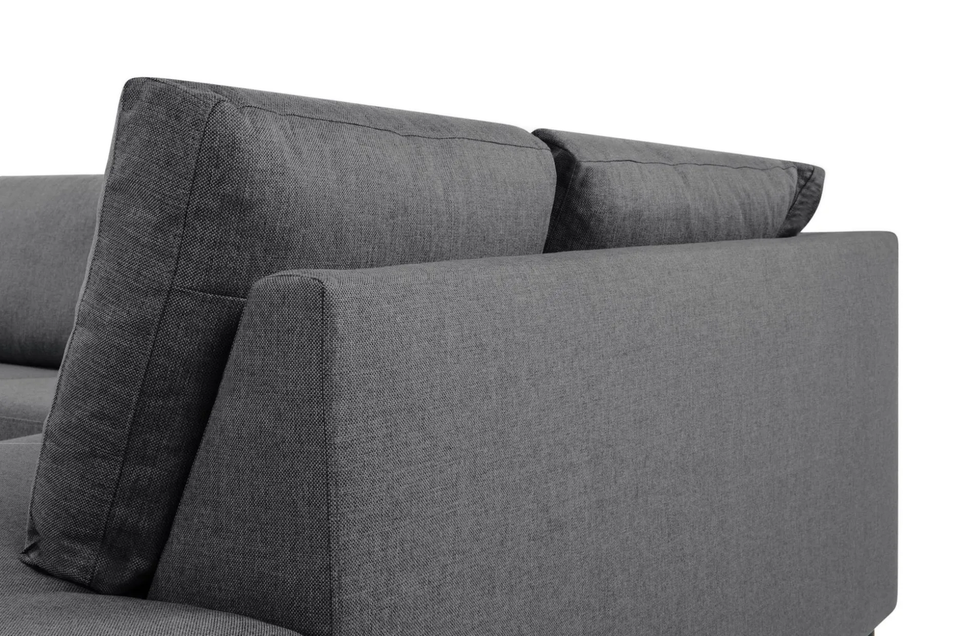 Crazy Limited Edition 4-seters Høyrevendt L-formet Sjeselongsofa i Stoff