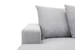 Crazy 5-seters Høyrevendt U-formet X-Large Sofa med Divan og Sjeselong i Stoff inkl. Pynteputer