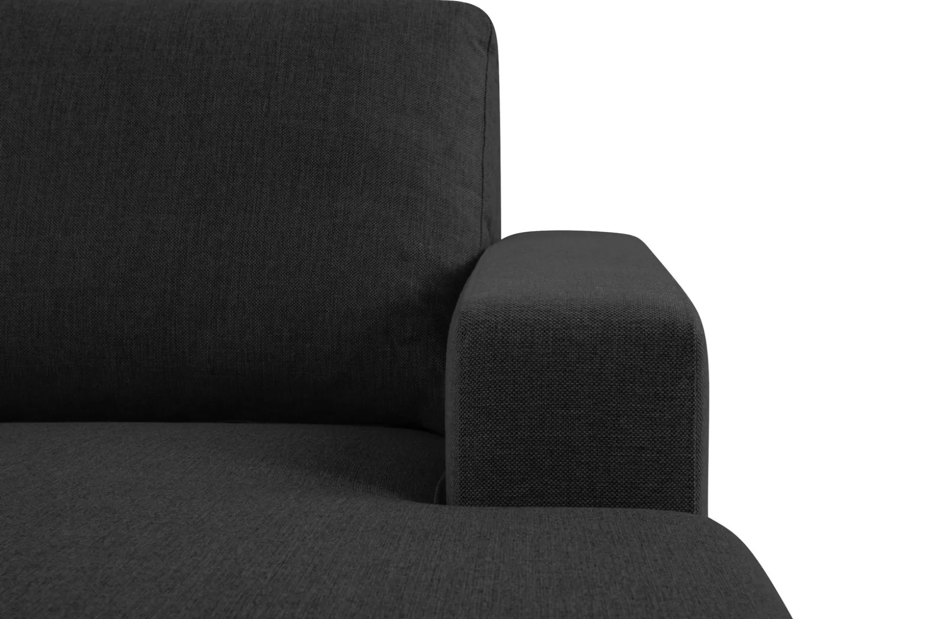 Crazy 4-seters U-formet Sofa med Dobbeldivan i Stoff