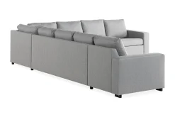 Crazy 7-seters Vendbar L-formet XX-Large Hjørnesofa i Stoff