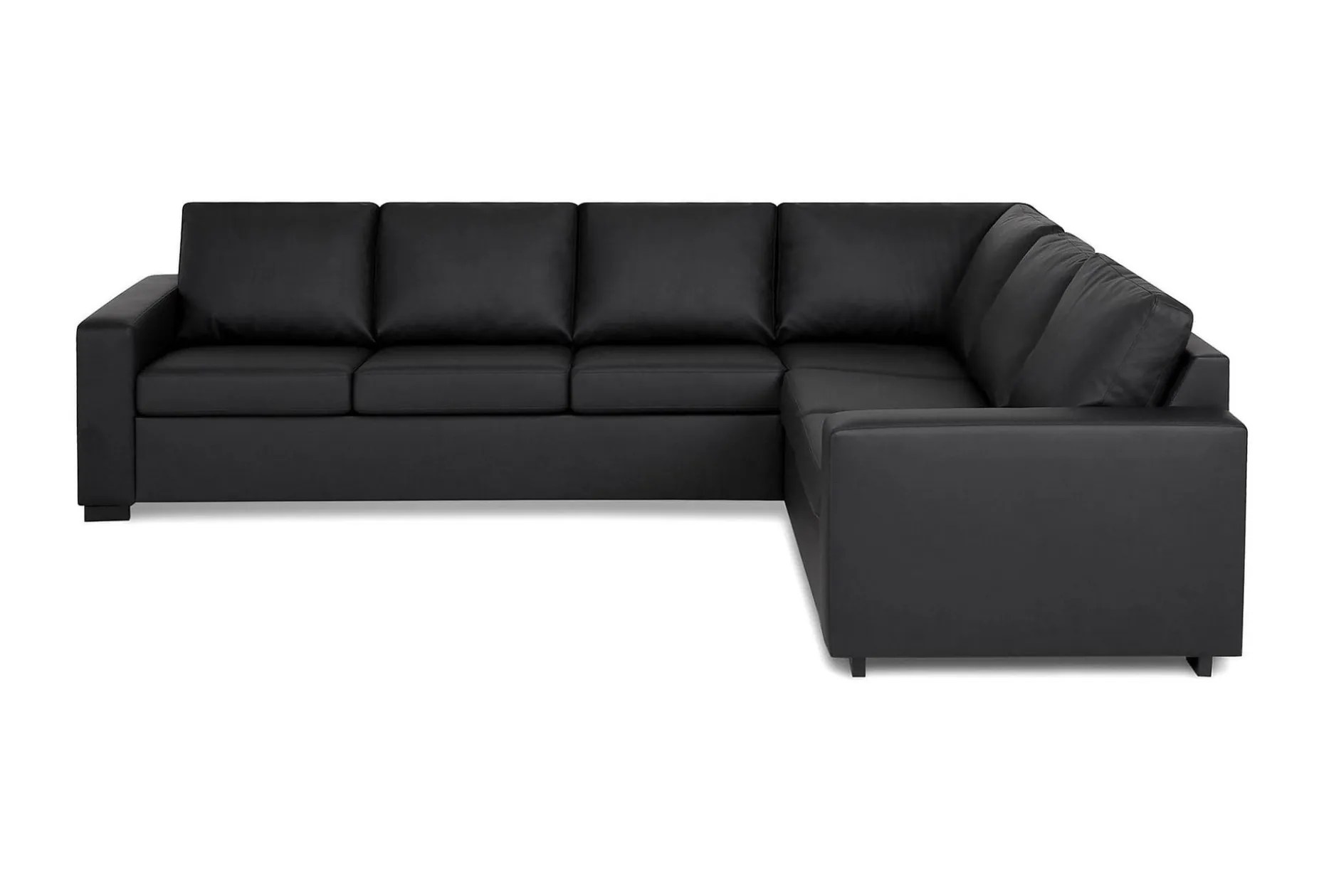 Crazy 5-seters Vendbar L-formet Large Hjørnesofa i Kunstlær