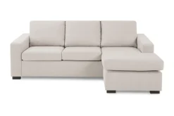 Crazy 3-seters Vendbar L-formet Sjeselongsofa i Stoff