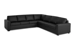 Crazy 6-seters Vendbar L-formet X-Large Hjørnesofa i Kunstlær