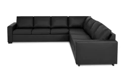 Crazy 6-seters Vendbar L-formet X-Large Hjørnesofa i Kunstlær