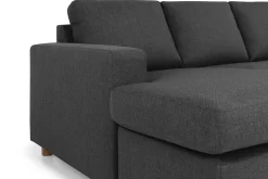 Crazy 7-seters Vendbar U-formet XX-Large Hjørnesofa med Divan i Stoff