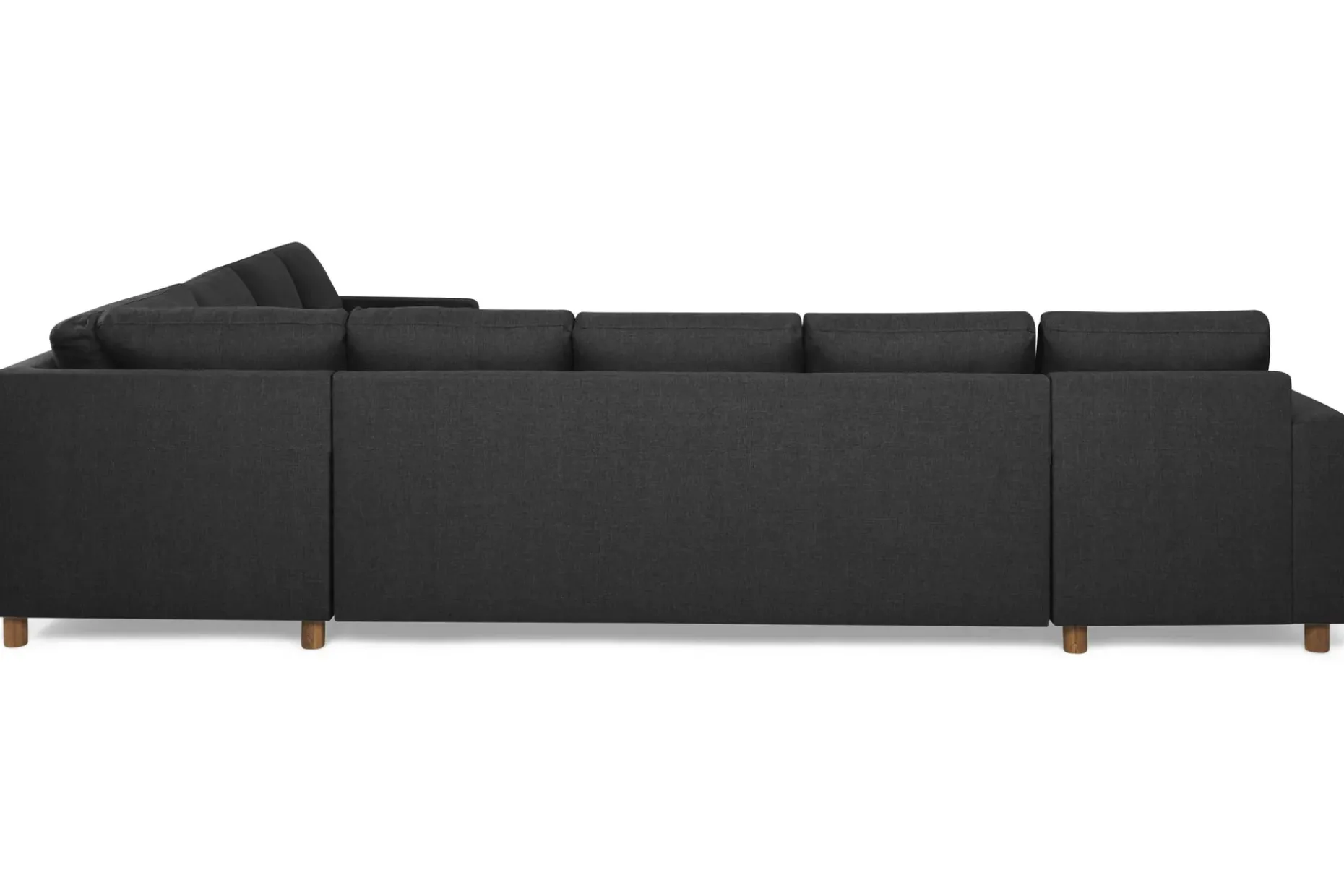 Crazy 7-seters Vendbar U-formet XX-Large Hjørnesofa med Divan i Stoff