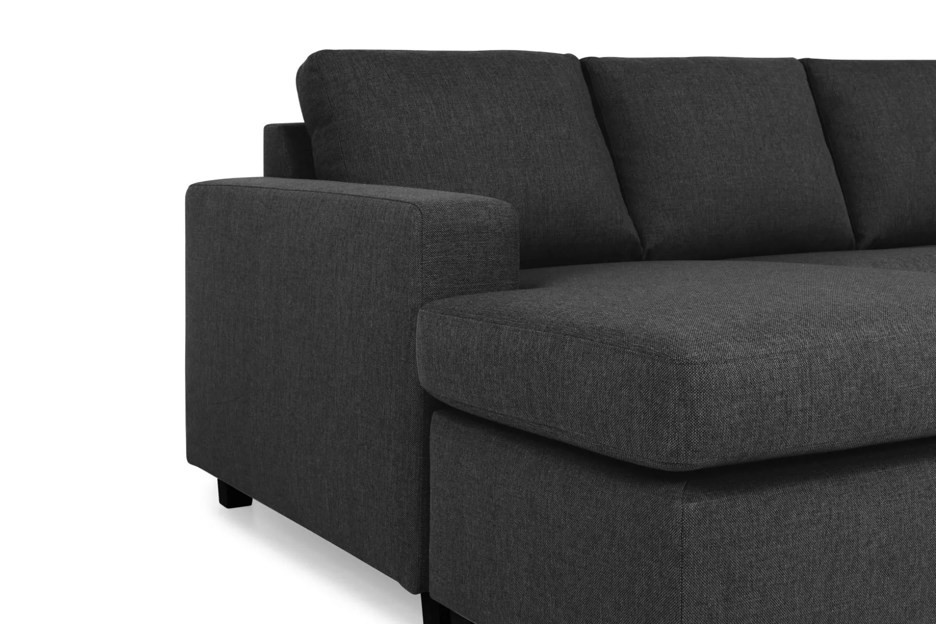 Crazy 7-seters Vendbar U-formet XX-Large Hjørnesofa med Divan i Stoff