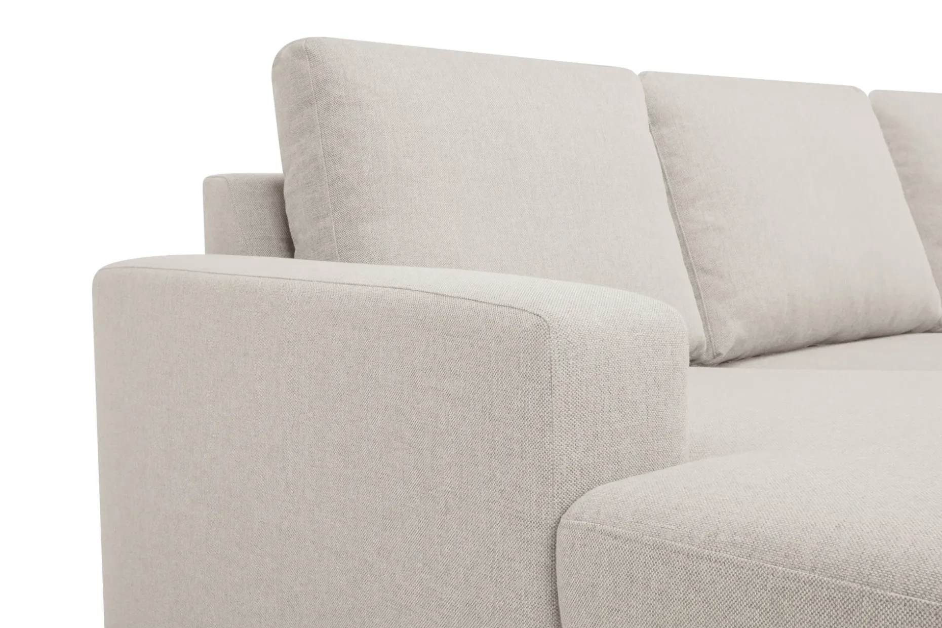 Crazy 7-seters Vendbar U-formet XX-Large Hjørnesofa med Divan i Stoff
