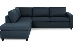 Crazy 3-seters Venstrevendt L-formet Sjeselongsofa i Stoff