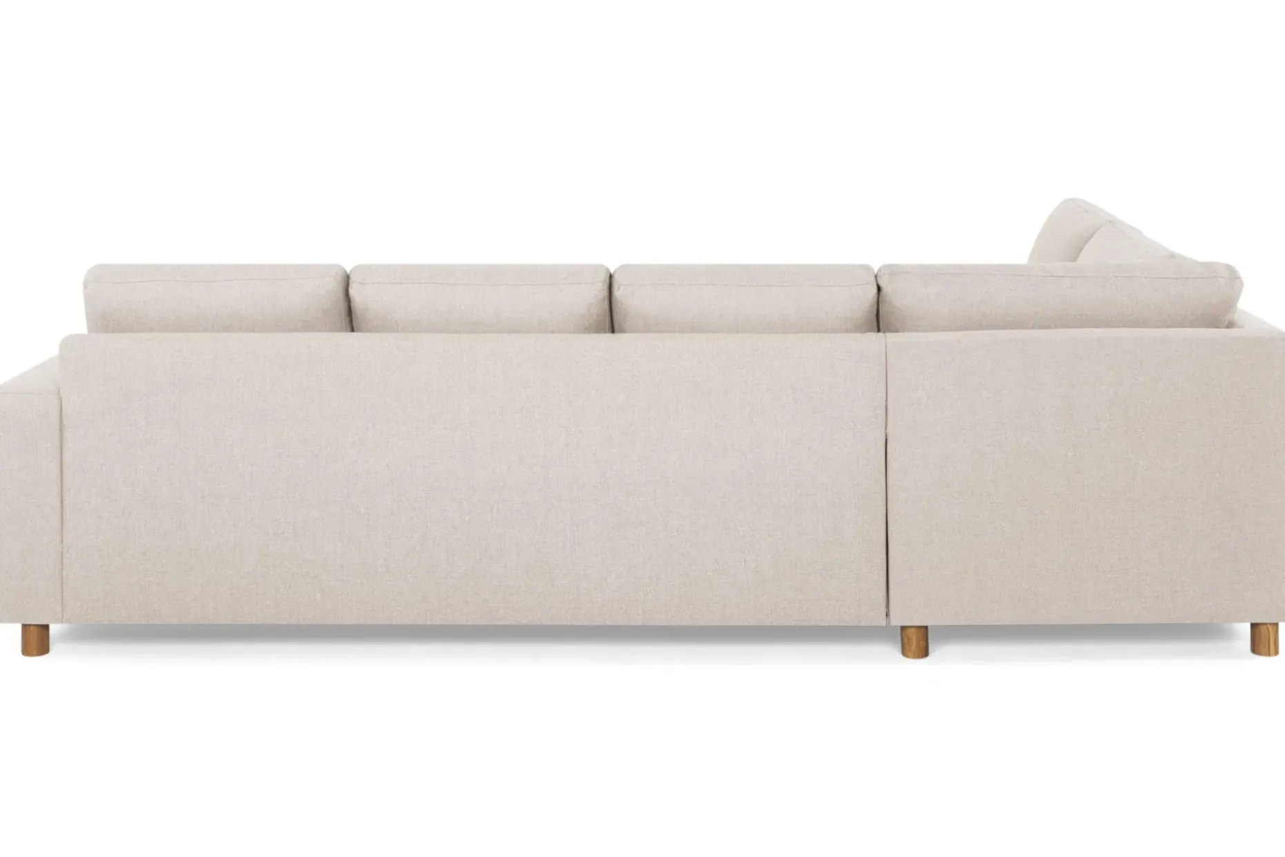 Crazy 4-seters Venstrevendt U-formet Large Sofa med Divan og Sjeselong i Stoff