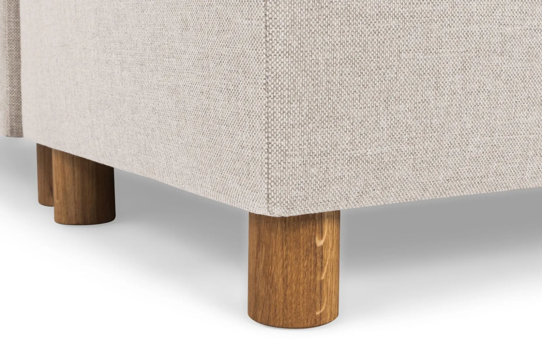 Crazy 4-seters Venstrevendt U-formet Large Sofa med Divan og Sjeselong i Stoff