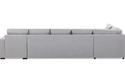Crazy 5-seters Venstrevendt U-formet X-Large Sofa med Divan og Sjeselong i Stoff
