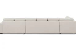 Crazy 6-seters Venstrevendt U-formet XX-Large Sofa med Divan og Sjeselong i Stoff