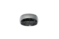 Crystel Taklampe 50 cm 5xE14 Krom/Krok glass