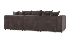 Cubo 4-seters Dyp Modulsofa i Fløyel