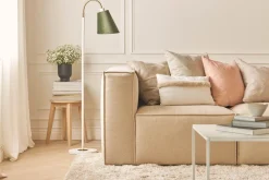 Cubo 4-seters Dyp Modulsofa med Divan i Stoff