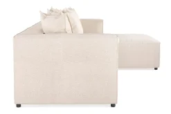 Cubo 4-seters Dyp Modulsofa med Divan i Stoff