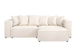 Cubo 4-seters L-formet Dyp Modulsofa med Divan i Stoff