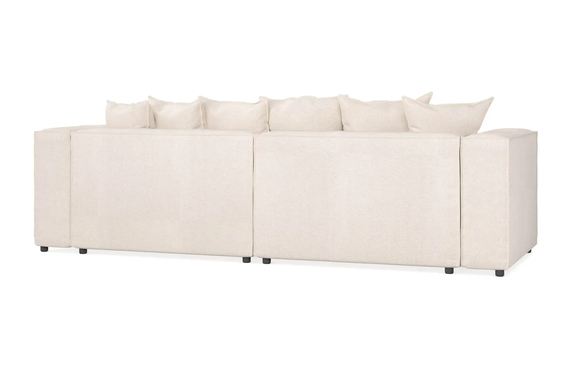 Cubo 4-seters L-formet Dyp Modulsofa med Divan i Stoff