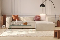 Cubo 4-seters Vendbar L-formet Dyp Modulsofa med Divan i Manchester