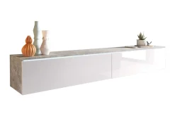 Cuguen TV-benk 180 cm LED-belysning