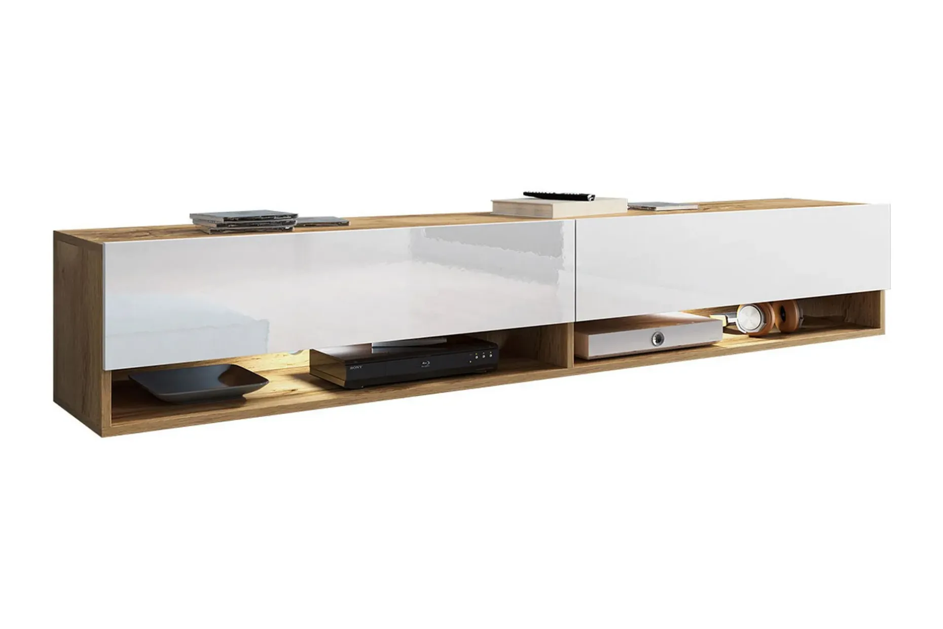 Cuguen Tv-skap 180 cm RGB LED